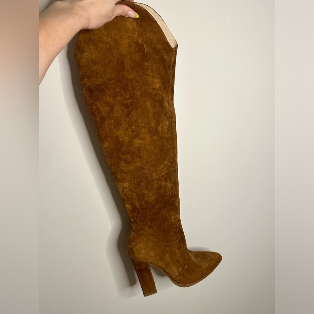 Raye x revolve suede knee high  boots